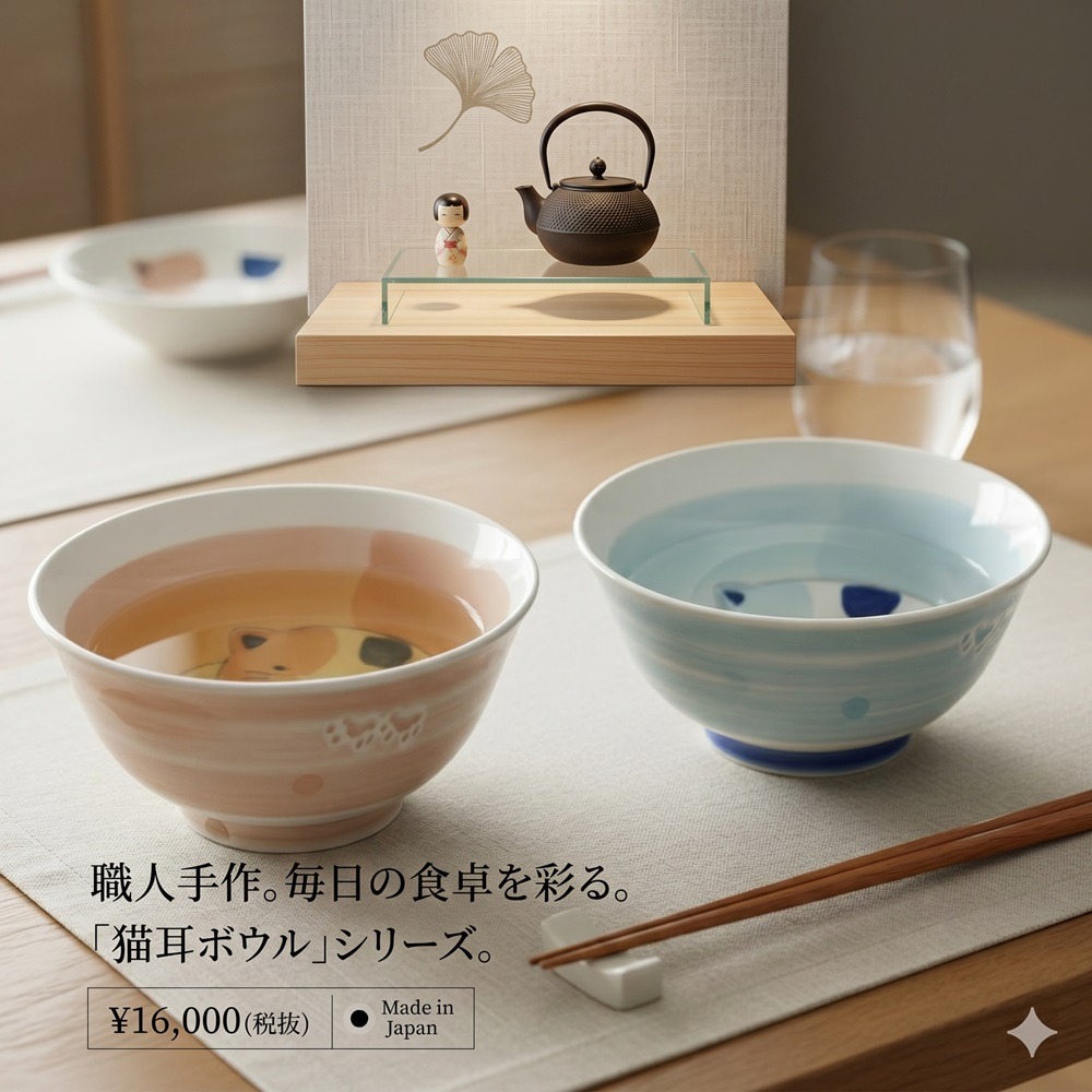 日本美濃燒 極致輕盈的手感 輕量陶瓷2入小丼碗（春眠貓.笑笑犬）兩種-細節圖8