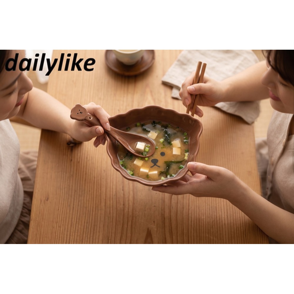 日本 Dailylike 推出超人氣萌狗陶瓷碗勺套裝組-細節圖2