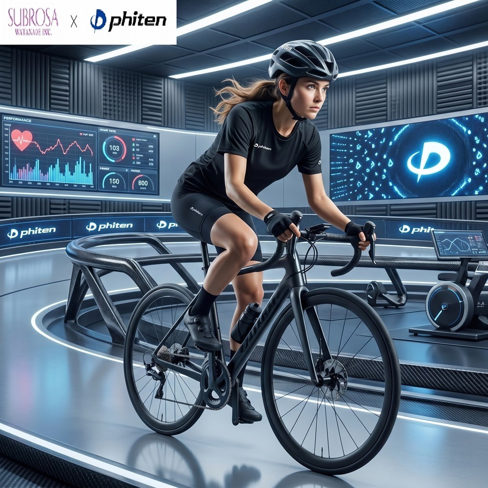 日本SUBROSA × phiten 吸濕排汗 抗UV獨家水溶鈦技術 女速乾短袖(黑藍)兩色-細節圖6