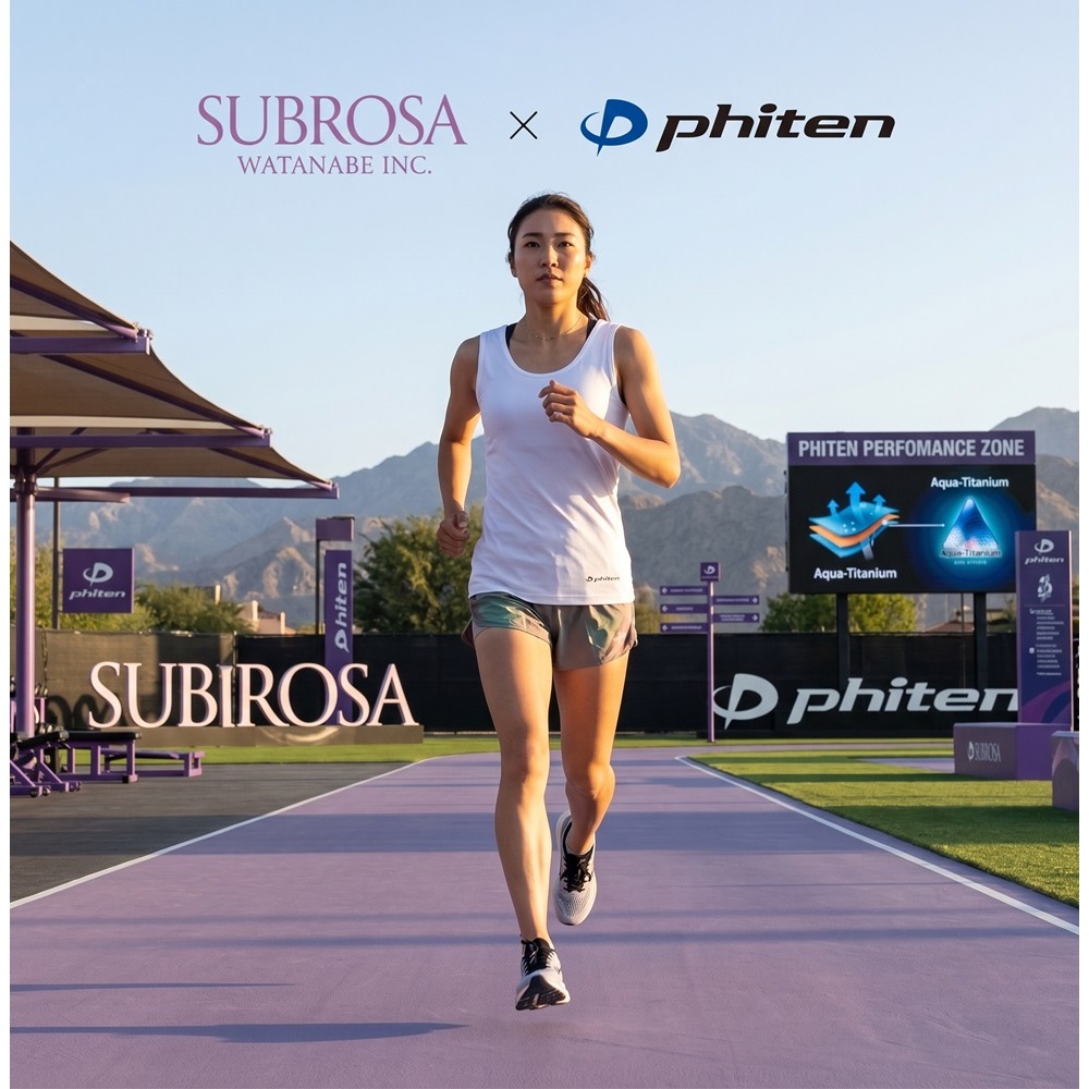 日本SUBROSA × phiten吸濕排汗抗UV獨家水溶鈦技術 速乾女背心(白.灰)兩色-細節圖3