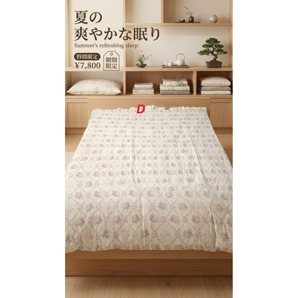日本 Petit雲朵觸感與療癒睡眠 乾爽降溫 可水洗單人被(A.B.C.D)四色-細節圖2