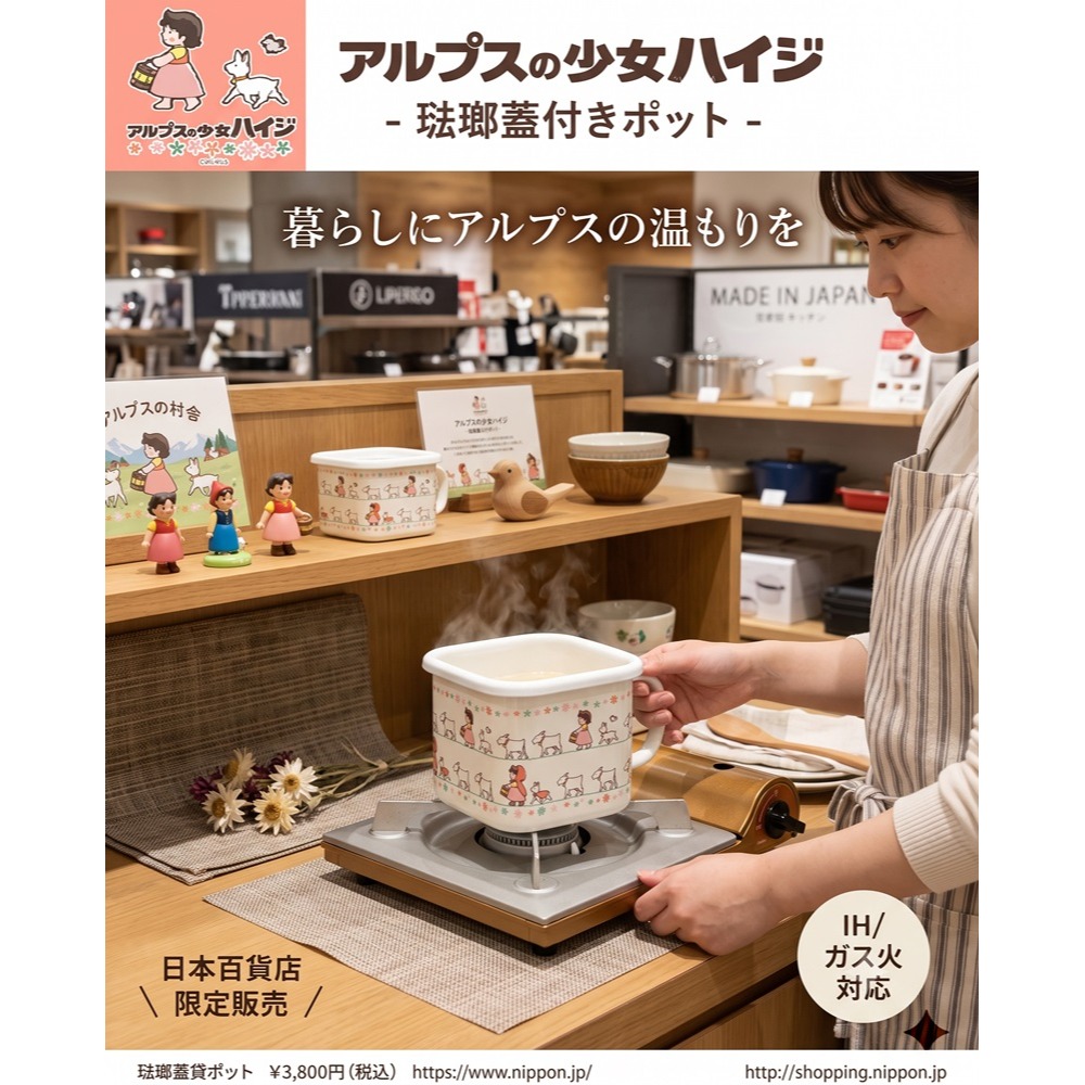 日本爆賣阿爾卑斯少女 酸鹼不侵 萬年不卡味 抗菌率頂天琺瑯萬用萬能鍋-細節圖7