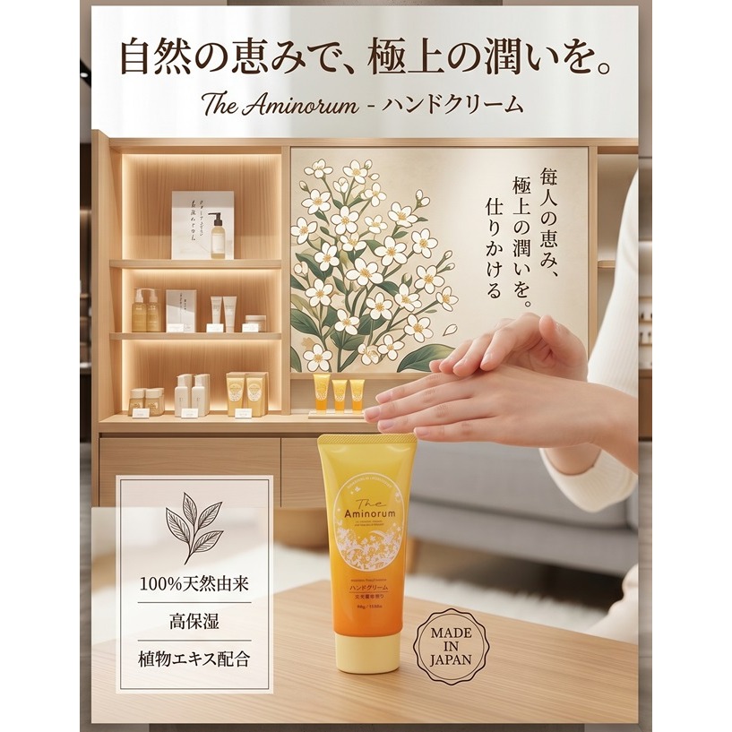 日本熊野油脂 金木犀胺基酸 護手霜80g (2 入特惠組)-細節圖4