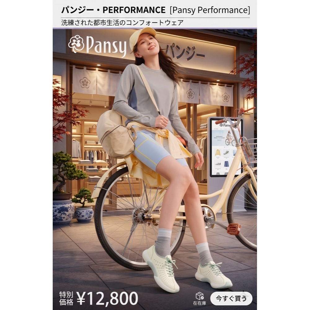 日本 Pansy 輕便寬炫頭 神級雲朵軟底鞋 透氣休閒運動鞋-細節圖6