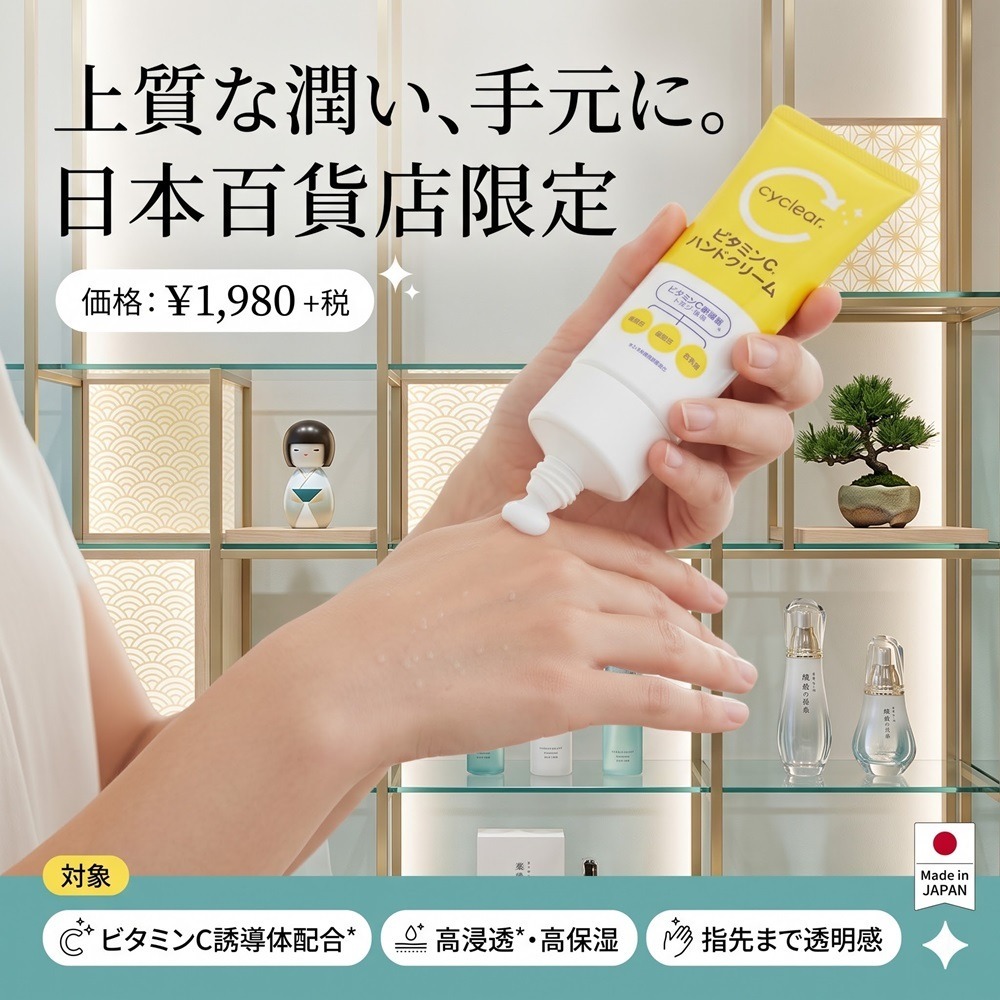 日本 熊野 維他命C誘導體 秒吸收不黏膩 護手霜(兩隻一組)-細節圖6