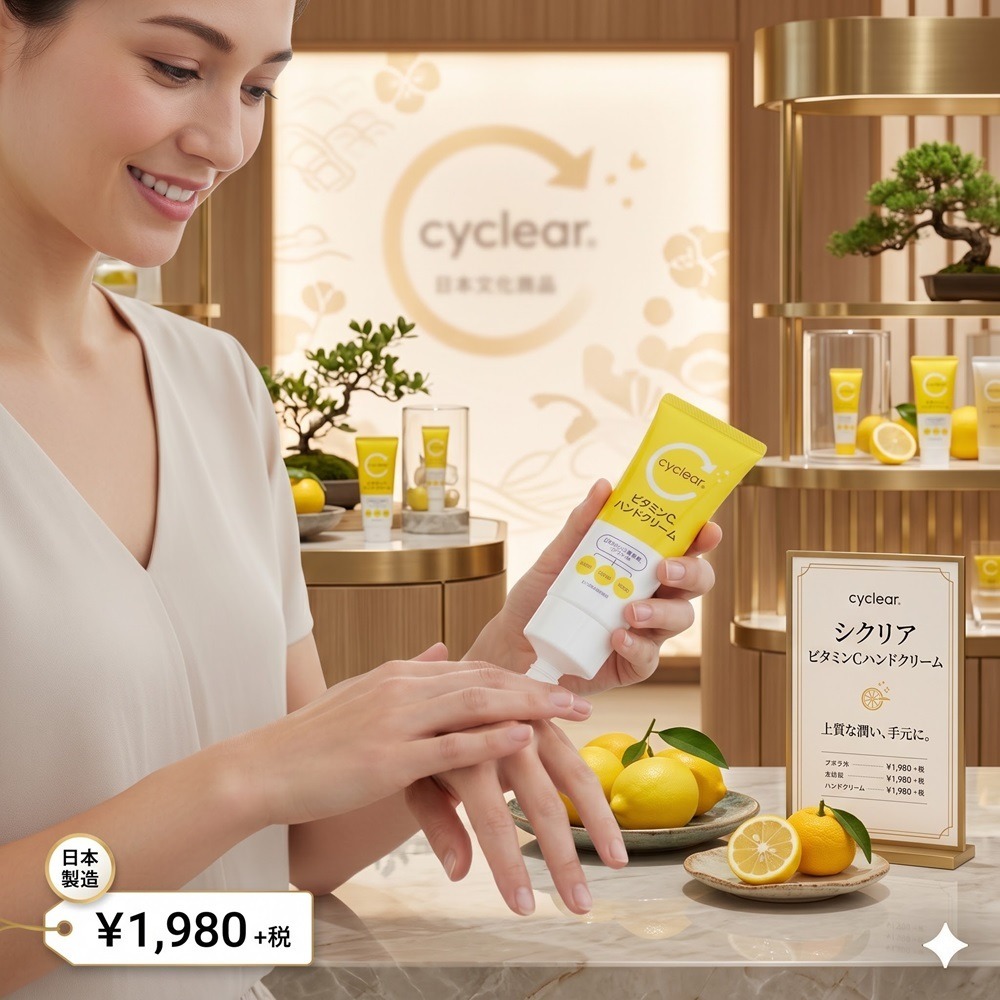 日本 熊野 維他命C誘導體 秒吸收不黏膩 護手霜(兩隻一組)-細節圖7