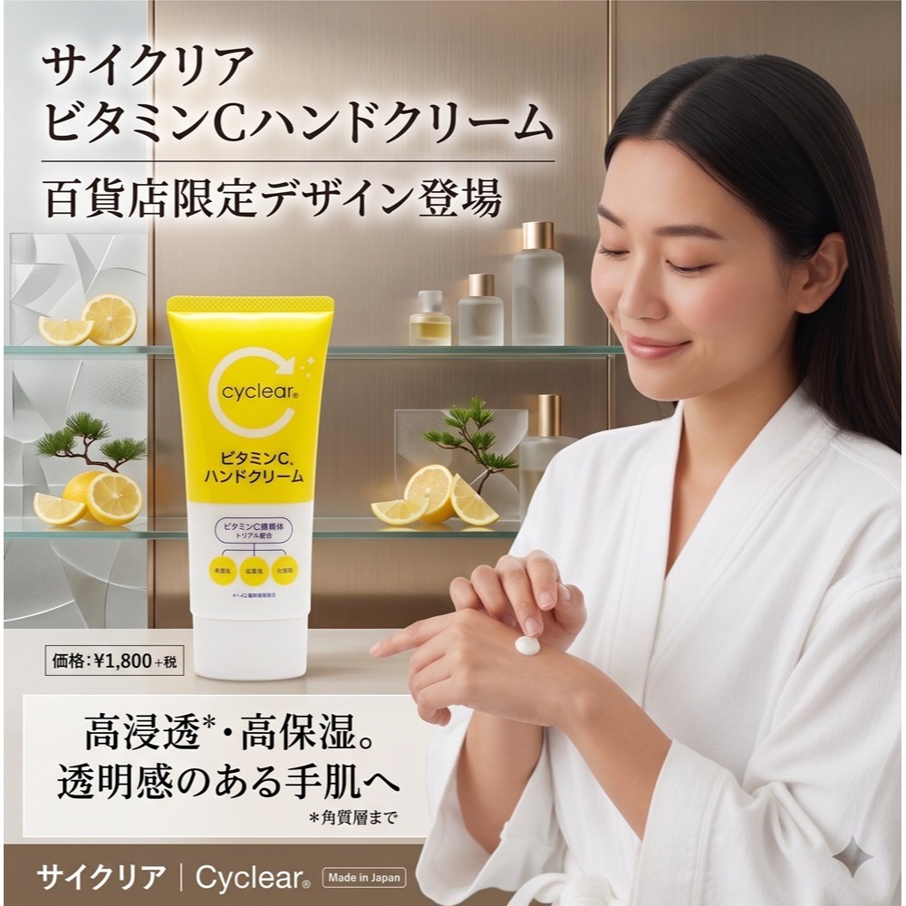 日本 熊野 維他命C誘導體 秒吸收不黏膩 護手霜(兩隻一組)-細節圖8