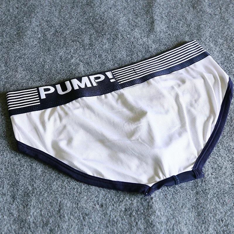 【最熱賣的】NEW PUMP!  三角四角內褲 後空丁字褲 低腰 性感內褲 U凸囊袋  男士純色 運動內褲 彩虹旗-細節圖4