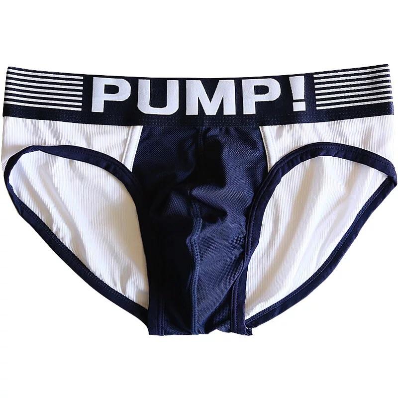【最熱賣的】NEW PUMP!  三角四角內褲 後空丁字褲 低腰 性感內褲 U凸囊袋  男士純色 運動內褲 彩虹旗-細節圖6