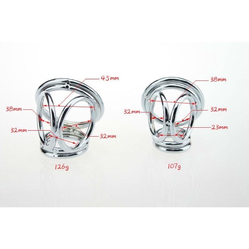 🟡特價 熱賣款🟡-頂級不銹鋼-助勃3環 公雞環 莖鋼套-屌環 鎖精環 陰莖環 鳥環 情趣用品男用 陰莖三環 鎖精環-細節圖8