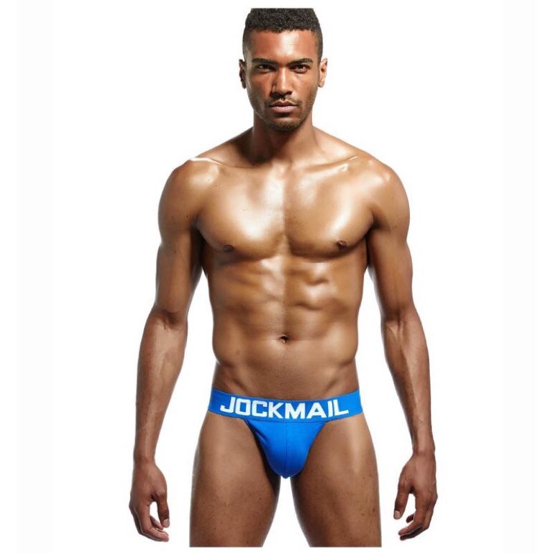 ❤️熱門款❤️ JOCKMAIL ★ 纯棉高叉吸汗内褲三角四角內褲 運動內褲  低腰底褲 性感內褲 U凸囊袋 運動內褲-細節圖3