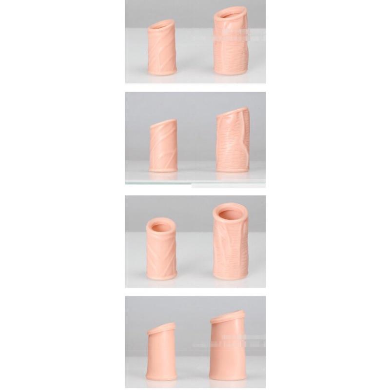 陰莖增粗環 包莖矯正器 肉色陰莖增粗環2入-兩種尺寸 持久環 快感爽感激情 情趣用品 難用 同志 gay-細節圖7