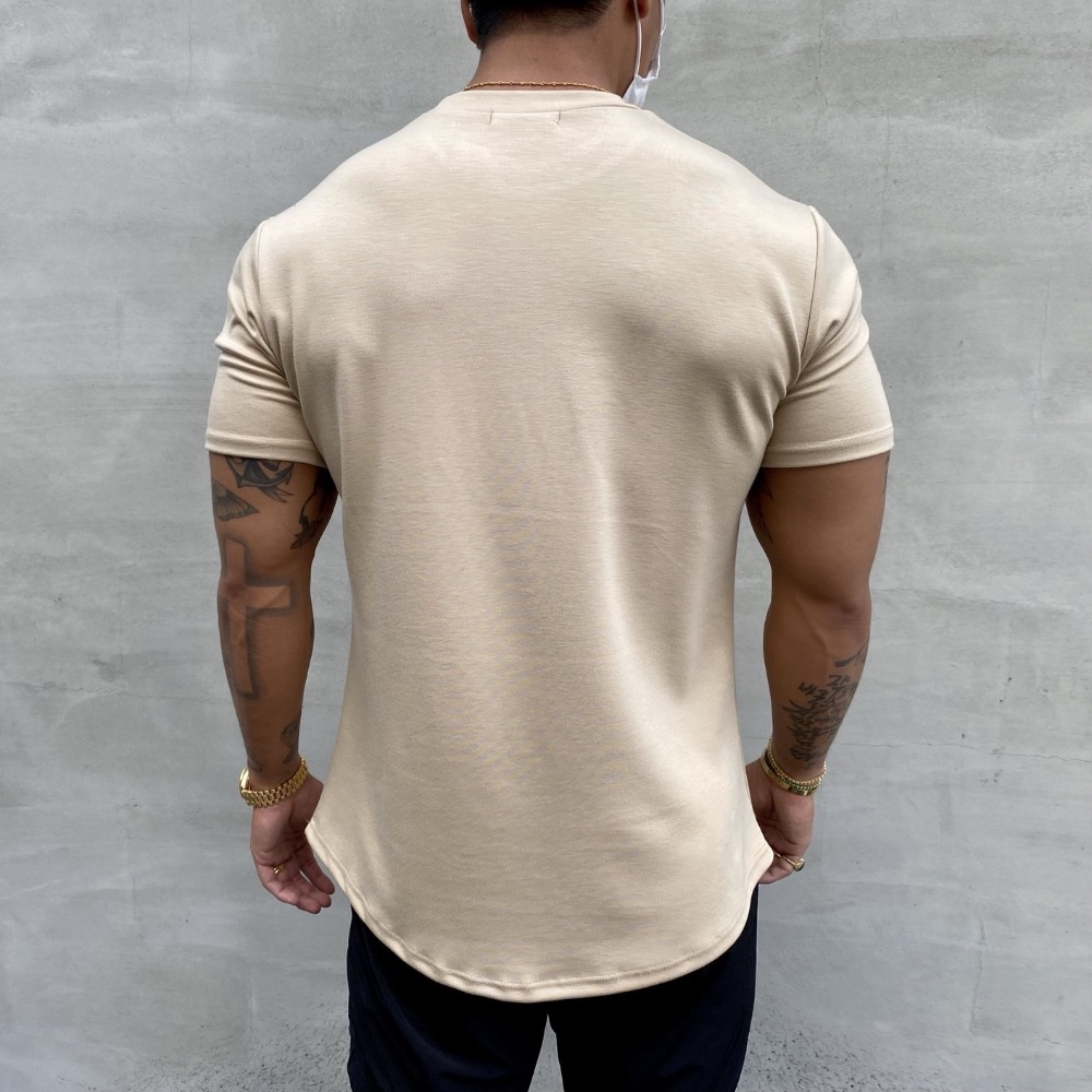 🔥新品 運動健身衣🔥顯肌肉 訓練服 短袖 圓領t恤 t-shirt 健身上衣 運動上衣 短袖男士上衣 肌肉t恤 肌肉-細節圖2