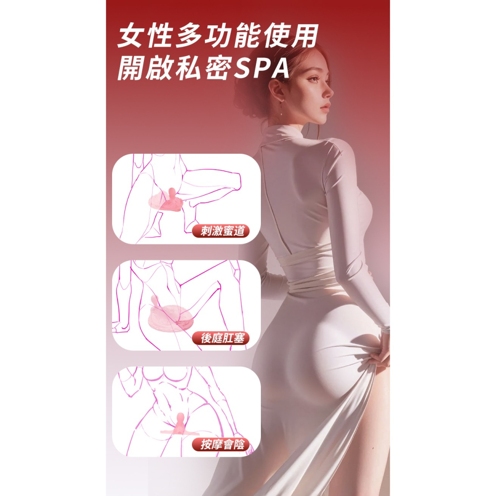 ❤️新款 龍鳳墊❤️橫跨情趣，按摩界 男女通用 按摩情趣 跳蛋 震動按摩 會陰按摩 陰蒂按摩 陰唇按摩 陰道按摩 按摩器-細節圖8