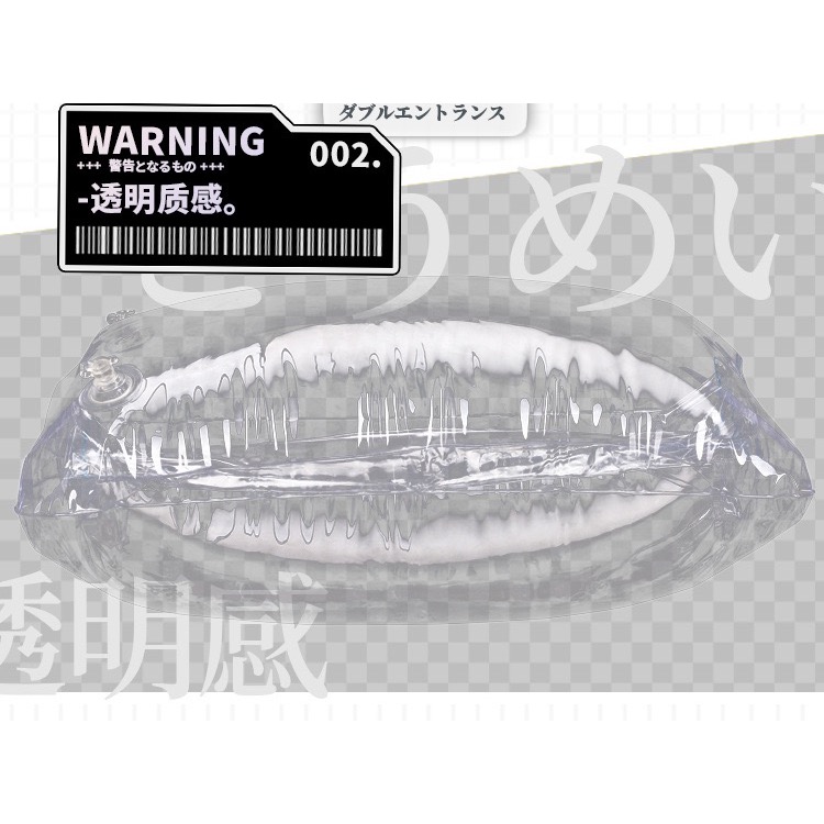 ￼🔥 雙頭炮架 🔥充氣娃娃 情趣用品 成人用品 倒模 傳教士  飛機杯 名器 透明抱枕 充氣抱枕 名器雙頭透明炮架-細節圖3