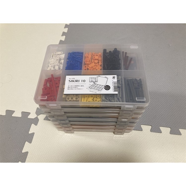 YAMADA | 日本進口 SIKIRI 收納盒 收納零件模型玩具文具 飾品 小格子收納盒 小物分隔收納盒|10號-細節圖4