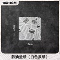 18*18美式復古防油紙100入 防油紙 炸物紙 露營 料理紙 吸油紙 炸蝦 烘培紙 漢堡紙 烤盤紙 托盤紙 天婦羅紙-規格圖3