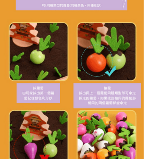 益智拔蘿蔔遊戲組-細節圖5