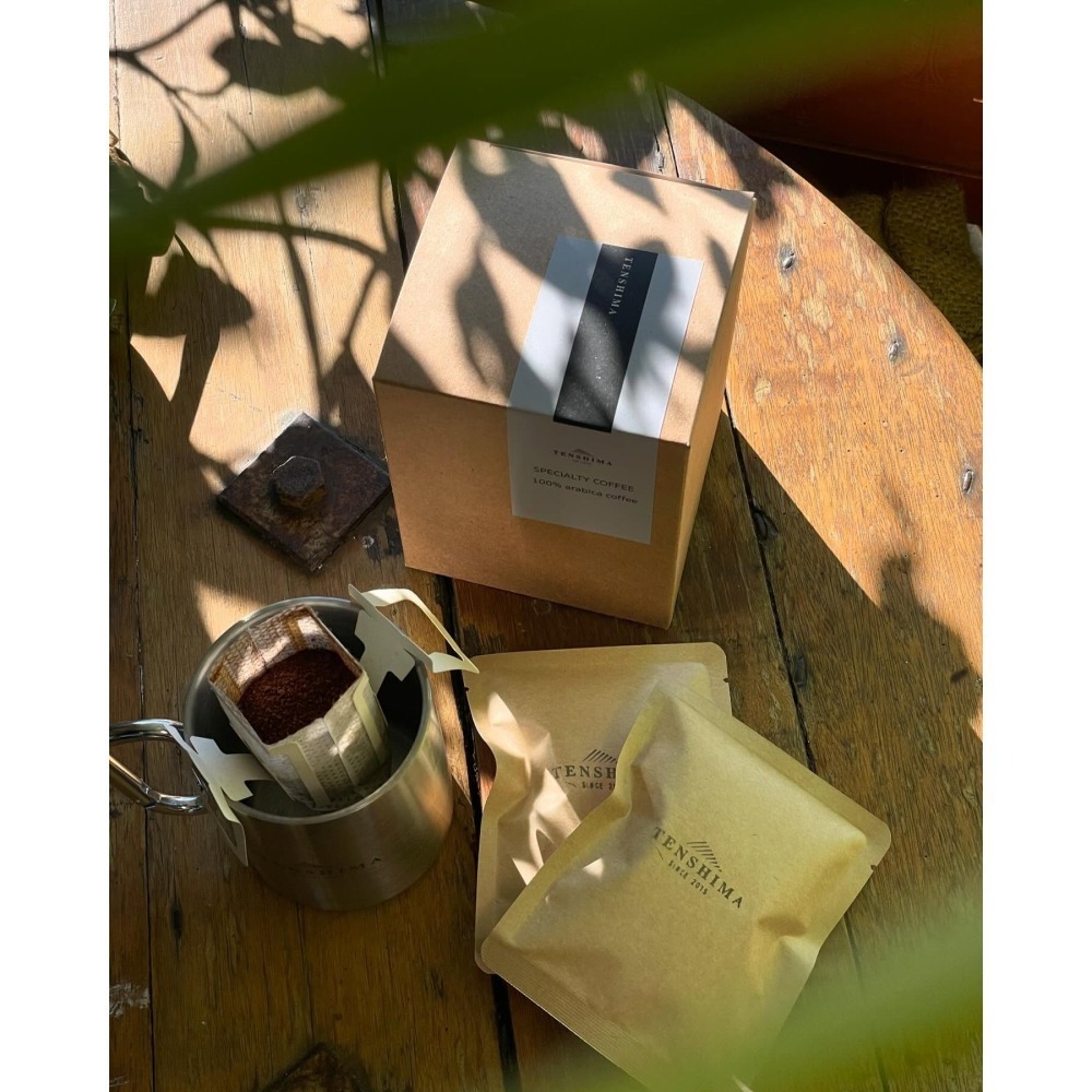 掛耳咖啡包 10包入    露營 單品  手沖 咖啡  即享 精品咖啡  【TENSHIMA天島咖啡】-細節圖2