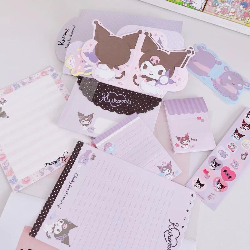 【現貨】酷洛米信紙卡通便簽便條紙 貼紙 手帳用品 三麗鷗Sanrio-細節圖2