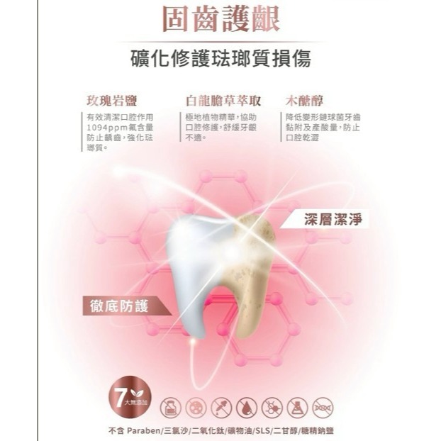 台塩綠茶冰晶薄荷牙膏&台塩喜馬拉雅玫瑰鹽植萃牙膏-細節圖2