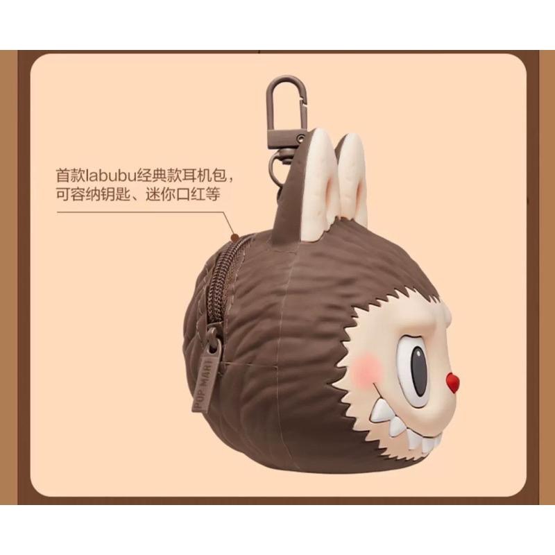 現貨/POPMART泡泡瑪特/LABUBU矽膠耳機包/潮流周邊/禮物/零錢包/小物包/拉布布耳機包/Labubu零錢包-細節圖4