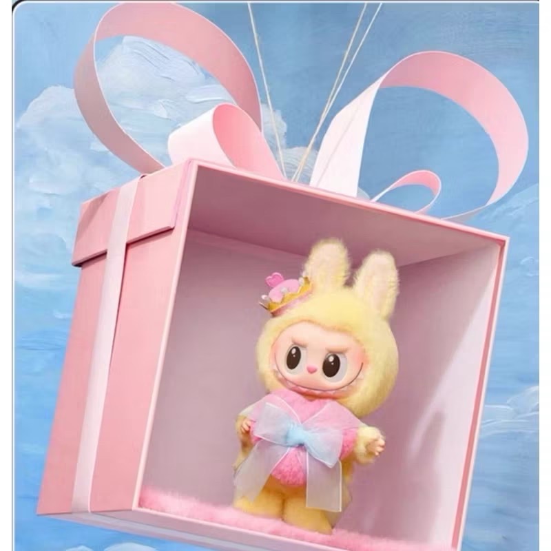 正版現貨/POP MART/泡泡瑪特/象棋大冒險/Labubu搪膠毛絨掛件/Labubu皇后-細節圖2