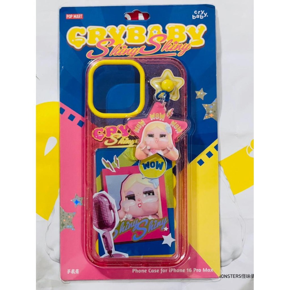 [現貨 正品保證］POP MART 泡泡瑪特 Crybaby SHINY SHIN系列 哭娃 手機殼 iPhone16-細節圖8