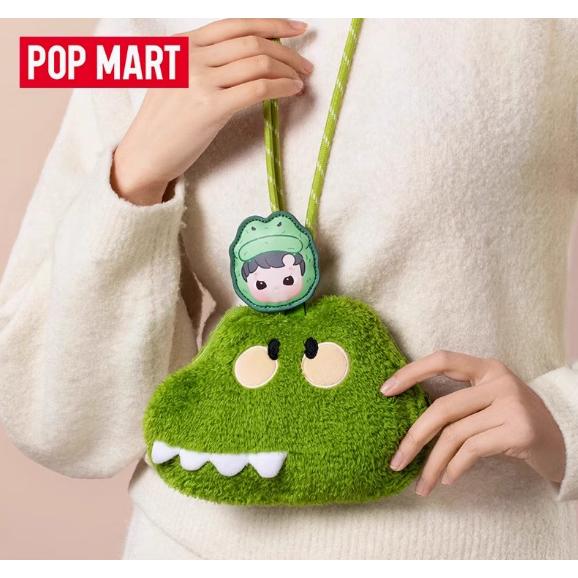 [現貨 官方正品]POP MART 泡泡瑪特 HACIPUPU 動物貼貼系列 毛絨包包 潮流周邊 側背包 掛頸包-細節圖7