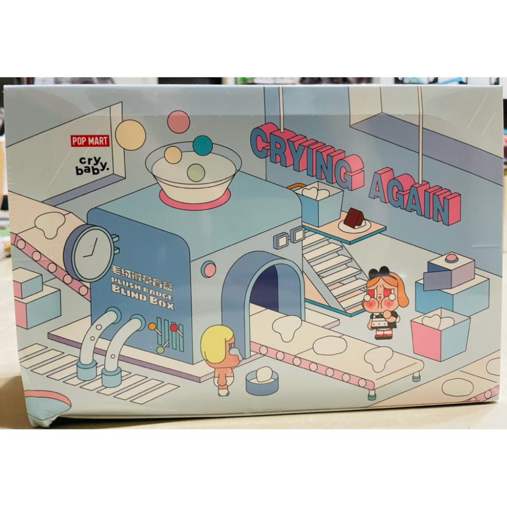 ［現貨 官方正品］泡泡瑪特crybaby 哭娃 眼淚工廠系列毛絨徽章 pop mart 徽章 別針 胸針 娃娃 畢業禮物-細節圖5