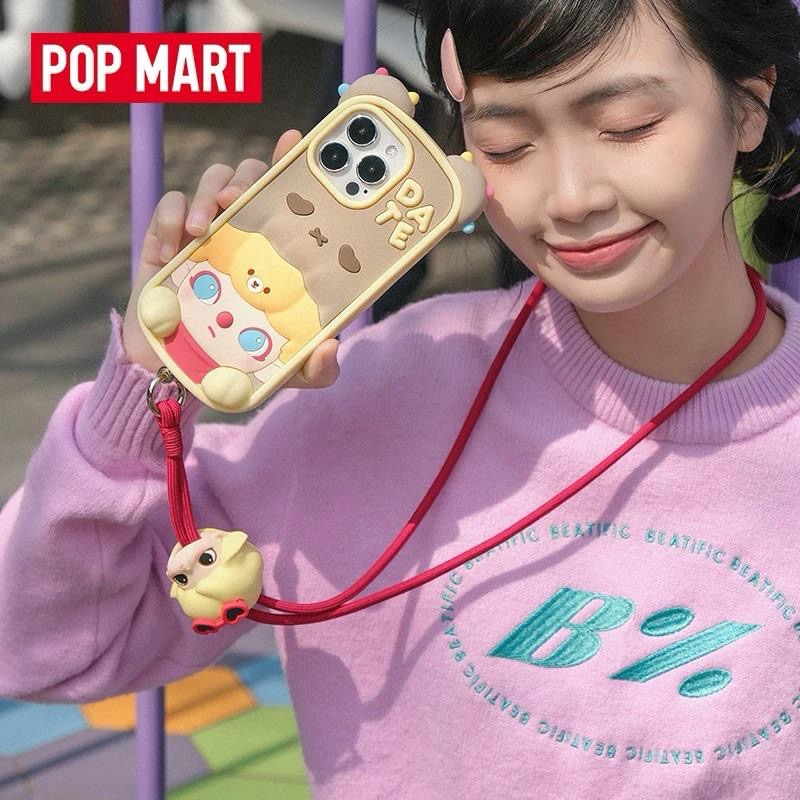 現貨官方正品］POPMART 泡泡瑪特 DIMOO 約會日系列掛繩 盲盒 掛件 手機揹帶 手機掛繩 手機配件 手機鏈-細節圖3
