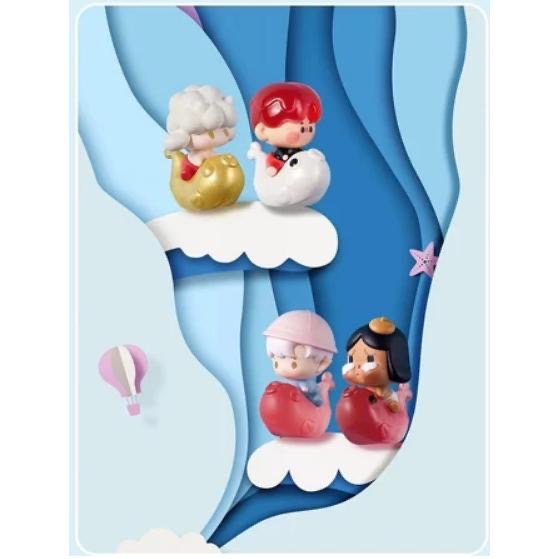 現貨 官方正品 泡泡萌粒遇見錦鯉系列 全新中盒 泡泡瑪特 POPMART LABUBU/CRYBABY/盲袋公仔/萌粒-細節圖7