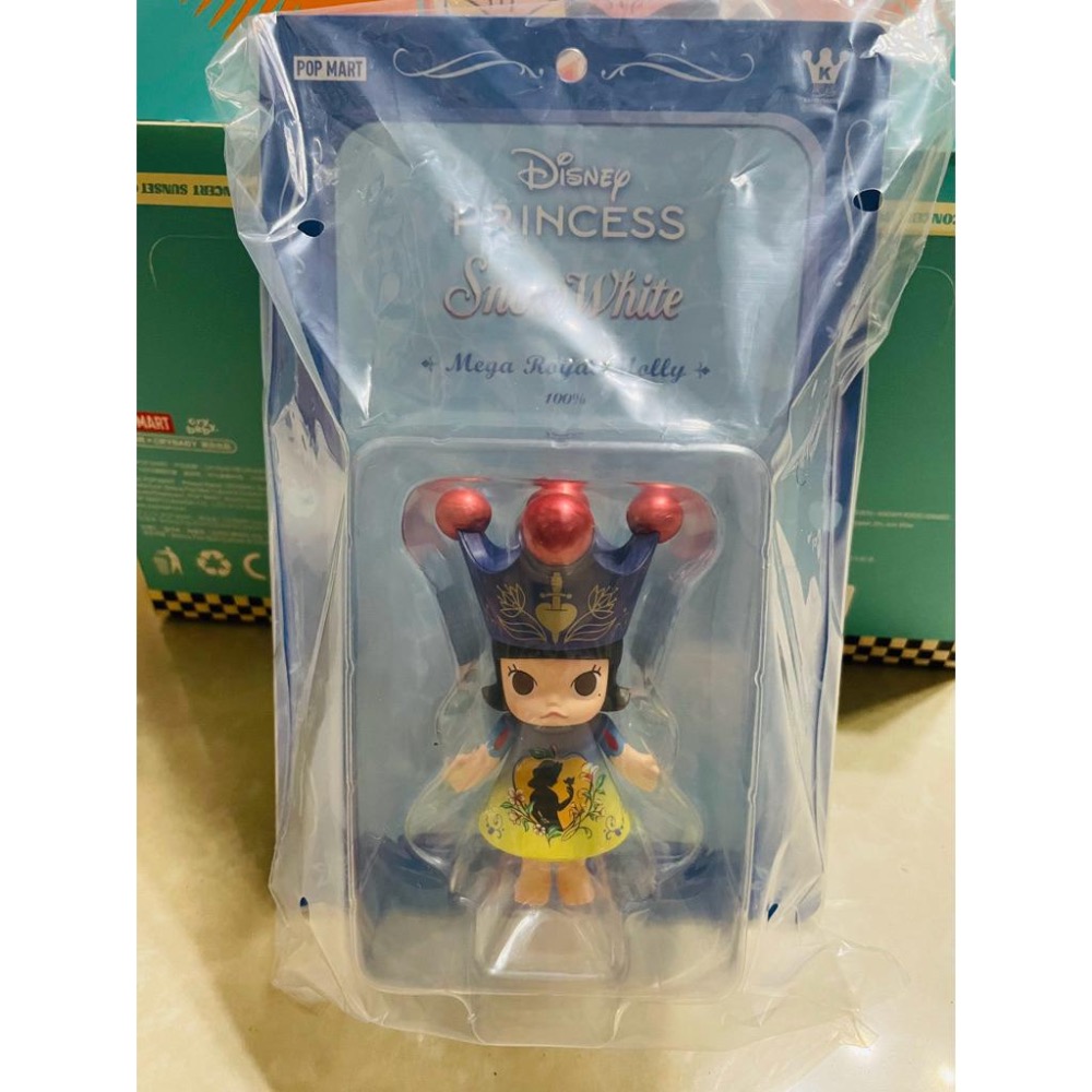 ［現貨 官方正品］POP MART 泡泡瑪特 MOLLY 白雪公主100% 迪士尼 吊卡 茉莉-細節圖7