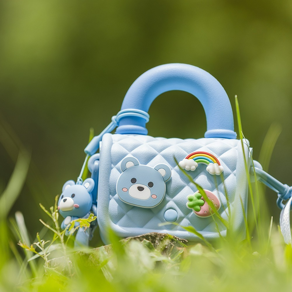 兒童樂樂包 兒童包 兒童包包 輕量防水 EVA材質 好清潔 一體成型 繽紛可愛 全防水 可愛童趣 可調式肩背帶 可換式-細節圖2