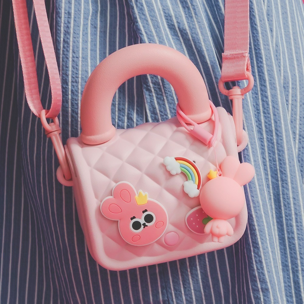 兒童樂樂包 兒童包 兒童包包 輕量防水 EVA材質 好清潔 一體成型 繽紛可愛 全防水 可愛童趣 可調式肩背帶 可換式-細節圖8