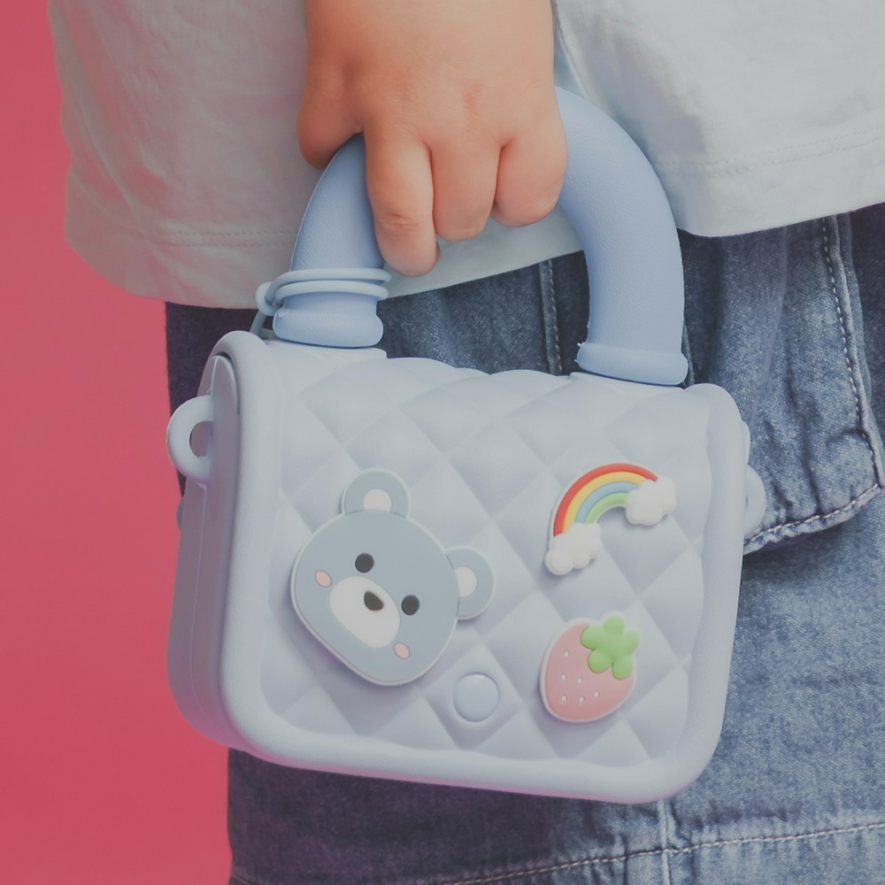 兒童樂樂包 兒童包 兒童包包 輕量防水 EVA材質 好清潔 一體成型 繽紛可愛 全防水 可愛童趣 可調式肩背帶 可換式-細節圖10