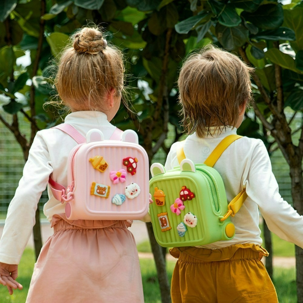 兒童雙肩旅行小包 兒童包包 兒童禮物 防水包 EVA 全防水 超輕量 兒童包 可調節背帶 一體成型 親子出遊-細節圖2