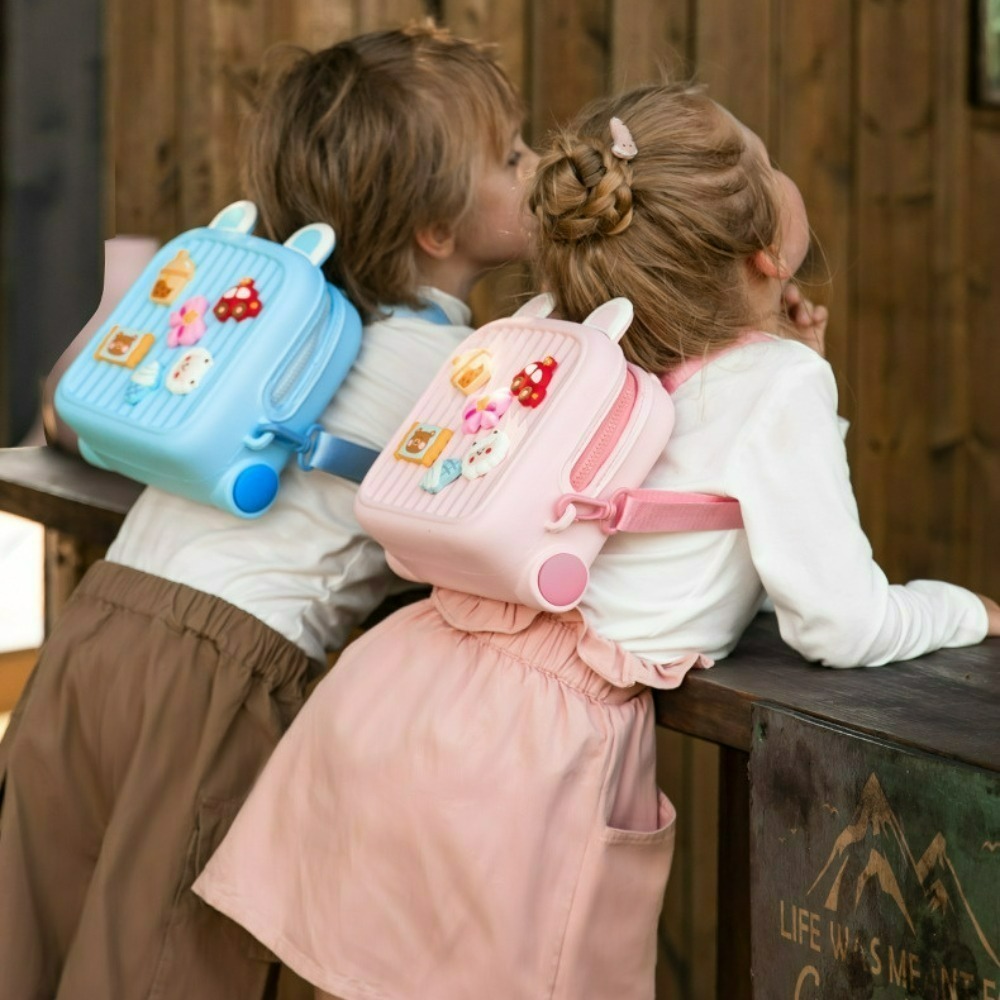 兒童雙肩旅行小包 兒童包包 兒童禮物 防水包 EVA 全防水 超輕量 兒童包 可調節背帶 一體成型 親子出遊-細節圖3