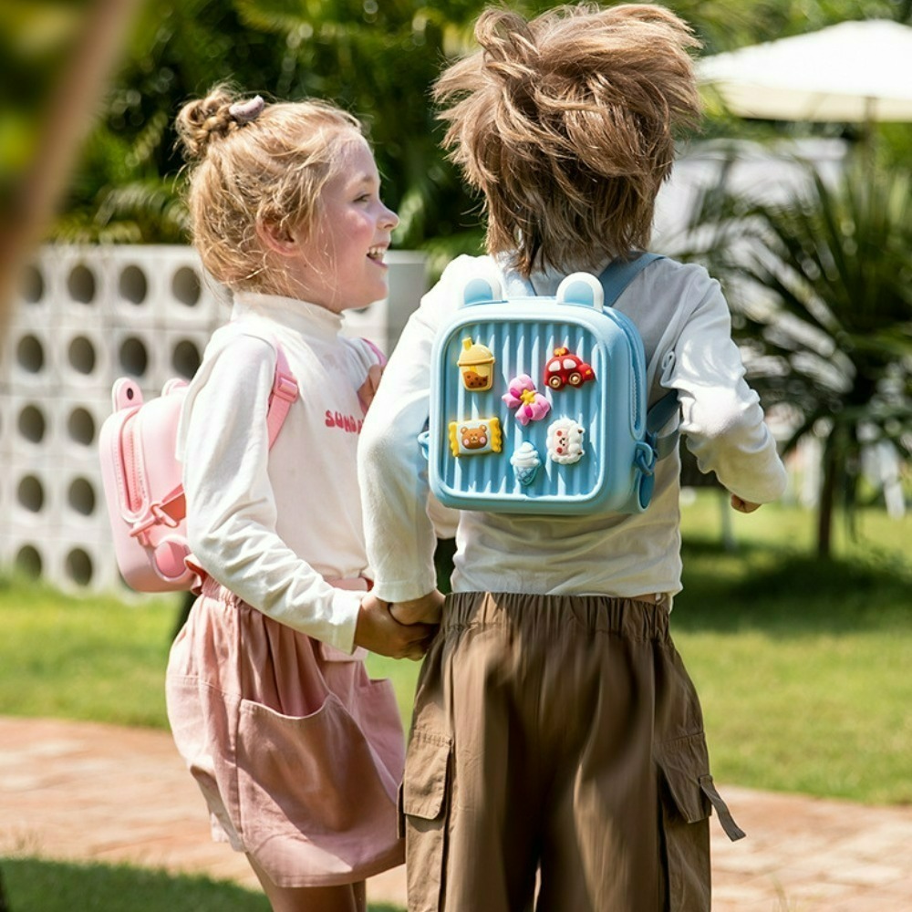 兒童雙肩旅行小包 兒童包包 兒童禮物 防水包 EVA 全防水 超輕量 兒童包 可調節背帶 一體成型 親子出遊-細節圖4