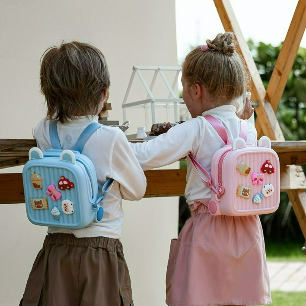 兒童雙肩旅行小包 兒童包包 兒童禮物 防水包 EVA 全防水 超輕量 兒童包 可調節背帶 一體成型 親子出遊-細節圖6