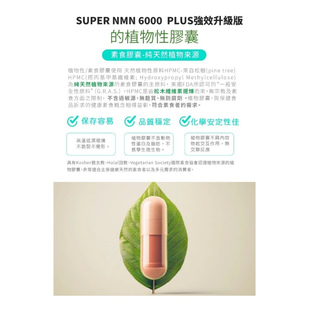 【IQ辛克萊 】 SUPER NMN 6000PLUS | 藥師愛用品牌 (30粒/500粒)-細節圖4