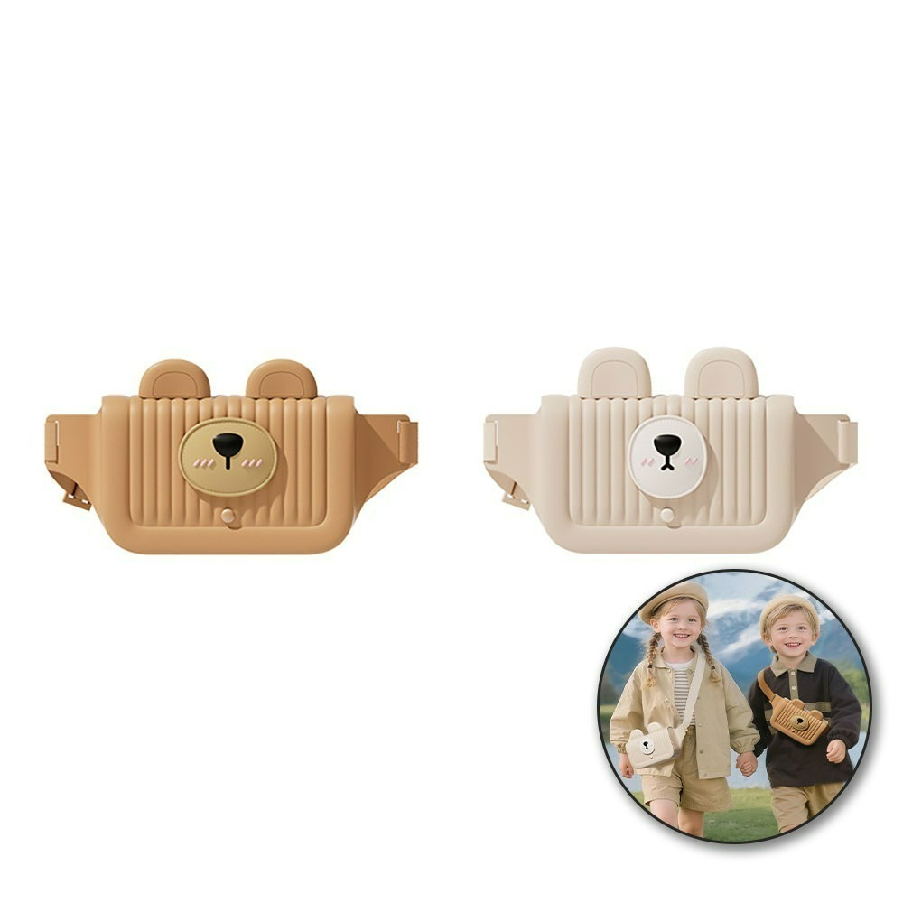 兒童探險小熊斜背包-細節圖3