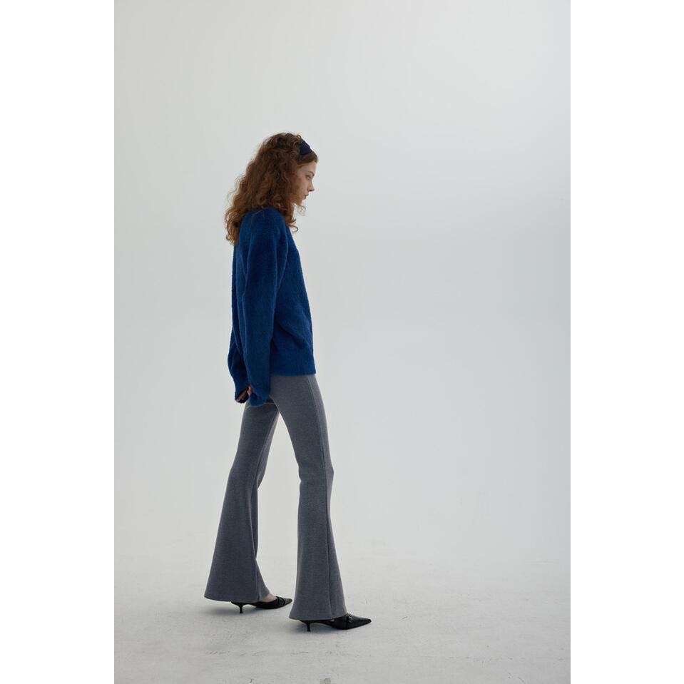 正韓 軟萌毛絨絨毛衣 現貨藍色-細節圖4