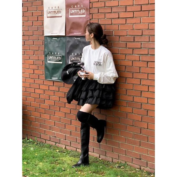 正韓 愛心按鈕假兩件上衣 現貨白-細節圖2