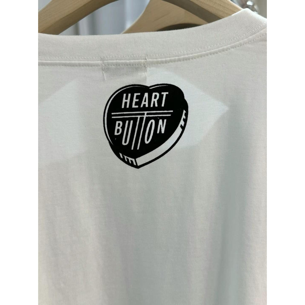 正韓 愛心按鈕假兩件上衣 現貨白-細節圖7