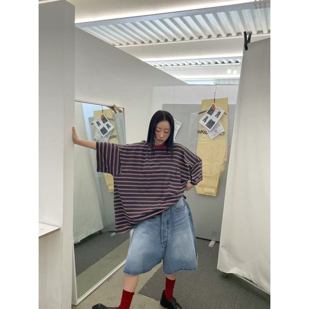 正韓 七分牛仔褲裙 M現貨-細節圖3