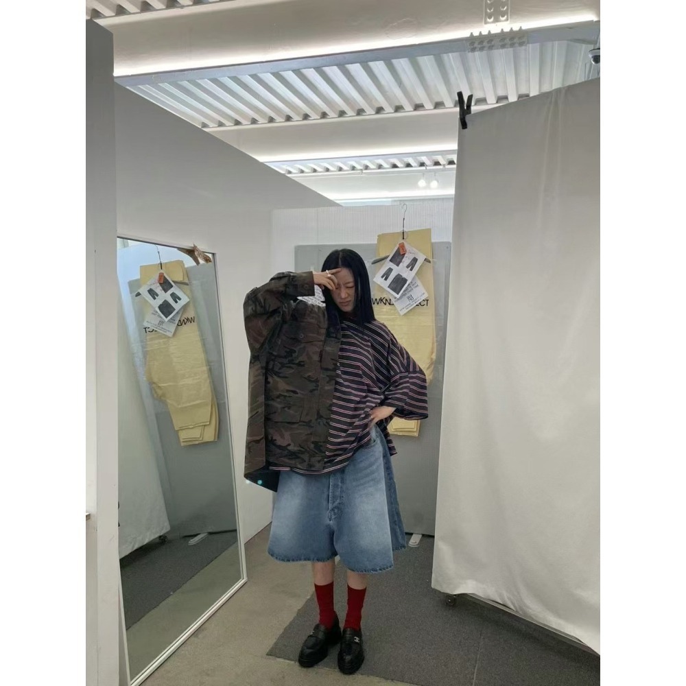 正韓 七分牛仔褲裙 M現貨-細節圖6