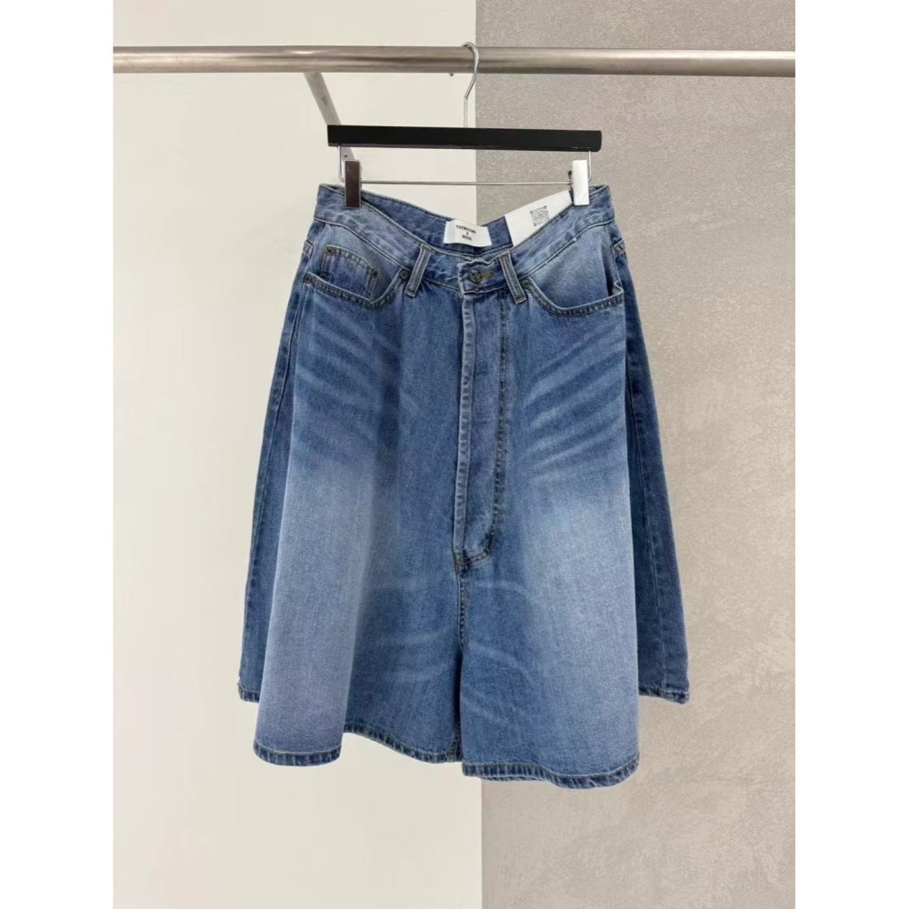 正韓 七分牛仔褲裙 M現貨-細節圖10