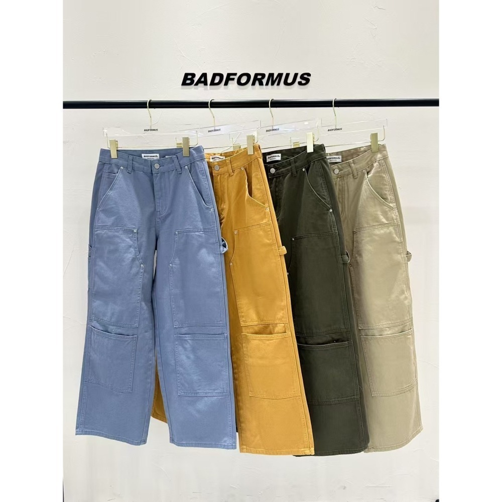 正韓 神褲等級超有型工作褲四色 現貨黃色M-細節圖4