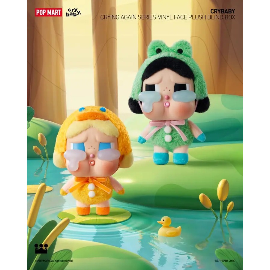 Popmart 現貨 泡泡瑪特 眼淚工廠系列搪膠臉毛絨盲盒-細節圖2